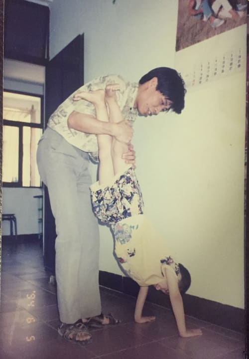 与亲人